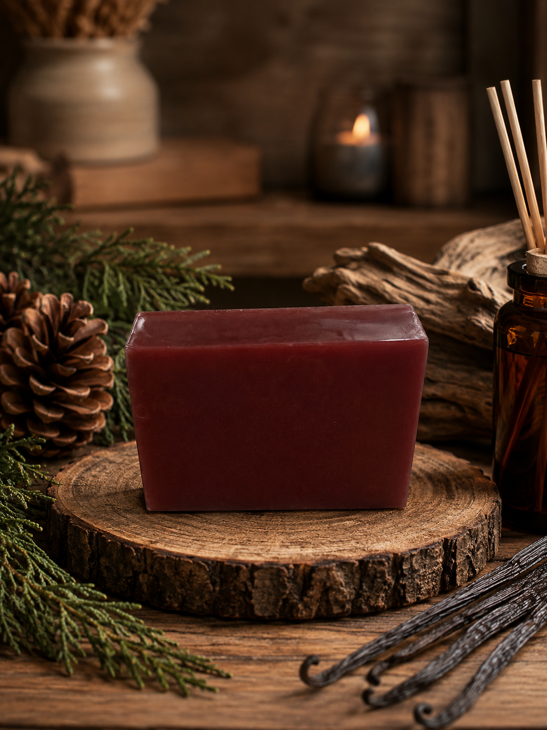 Cedarwood & Vanilla Aloe Soap